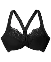 Glamorise Women's Plus Wonder Wire Front Close T-Back Bra 1246
