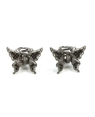 Soho Style Rosia Butterfly Hair Jaw, Set of 2