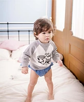 Baby Boys and Girls Organic Cotton Tattoo Sweatshirt