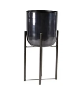 Bucket Planter with Stand, Set of 2
