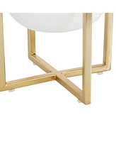 CosmoLiving by Cosmopolitan Contemporary Planters with Stand, Set of 2
