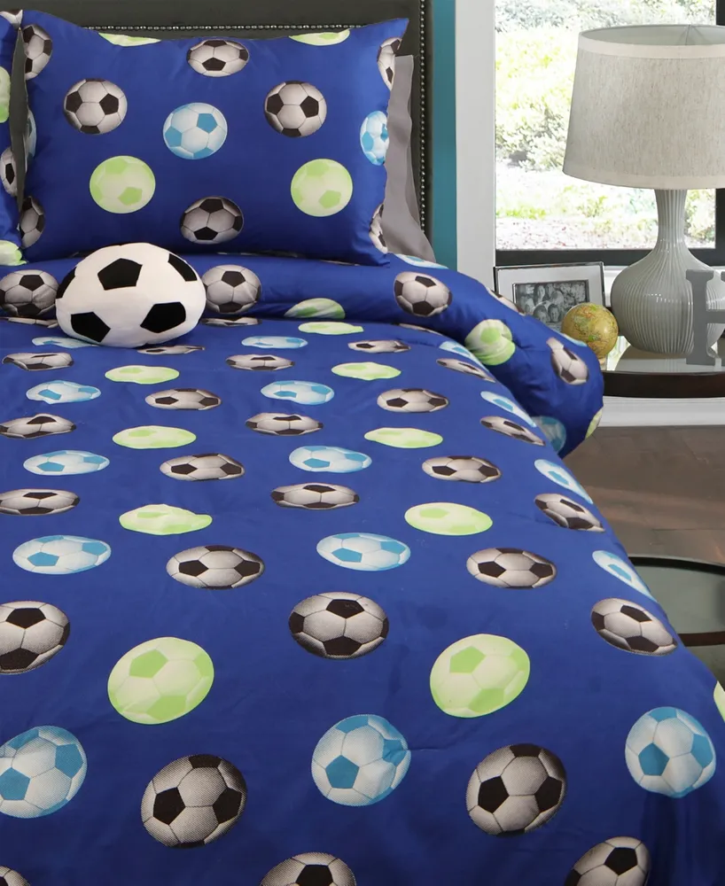 Soccer League 4 Pc Full Comforter Set