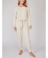 Pure Fiber Women's 2pc Loungewear Jogger Set