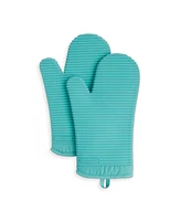 KitchenAid Ribbed Soft Silicone 2-Pc. Oven Mitt Set