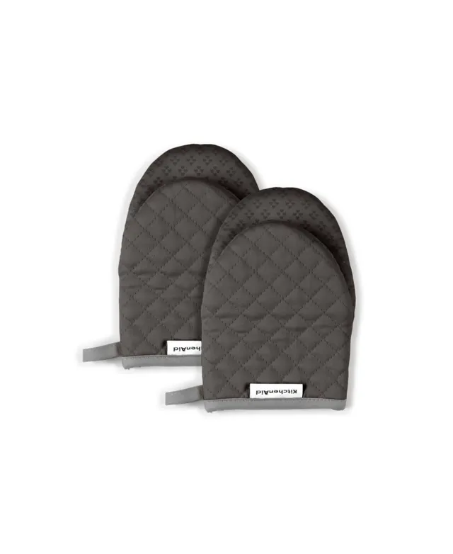 KitchenAid Gingham 2-Piece Mini Oven Mitt Set, 5.5 x 8 - Macy's