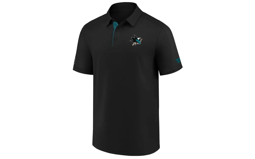 Majestic San Jose Sharks Men's Locker Room Performance Polo