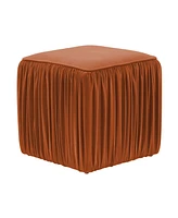 Morgan Pleated Ottoman