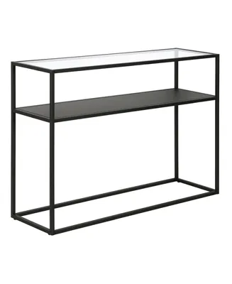 Nellie Console Table with Solid Metal Shelf