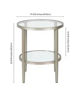 Hera Round Side Table - Silver
