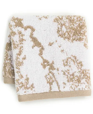 Hotel Collection Turkish Cotton Diffused Marble 13" x Wash Towel, Created for Macy's