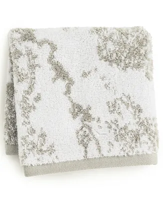 Hotel Collection Turkish Cotton Diffused Marble 13" x 13" Wash Towel, Created for Macy's