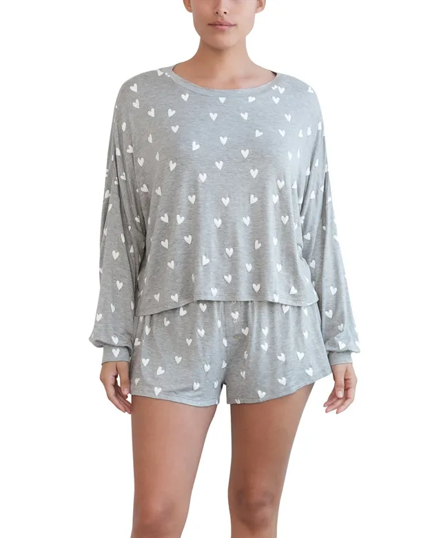 Nine Space Delilah Short Sleeve Loungewear Set