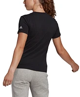 adidas Women's Essentials Cotton Linear Logo T-Shirt