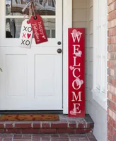 Glitzhome Valentine's Large Porch Sign Decor