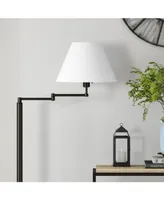 Moby Swing Arm Floor Lamp Empire Shade
