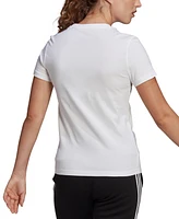 adidas Women's Essentials Cotton Linear Logo T-Shirt