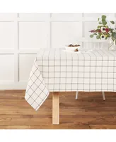 Town & Country Living Window Pane Tablecloth Single Pack 60"x84"