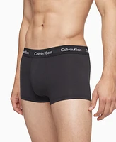 Calvin Klein Men's 3-Pack Cotton Stretch Low-Rise Trunk Underwear