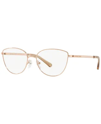 Michael Kors MK3030 Women's Cat Eye Eyeglasses - Rose Gold