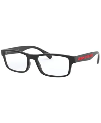 Armani Exchange AX3070 Men's Rectangle Eyeglasses