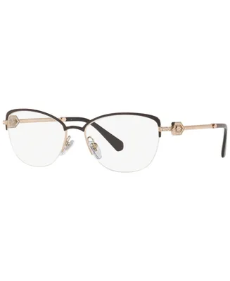 Bvlgari BV2210B Women's Cat Eye Eyeglasses - Black Gold