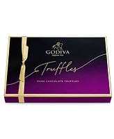 Godiva Dark Truffles Gift Box, 24 Piece