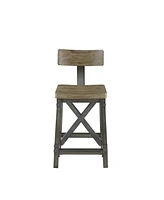 Martha Stewart Collection Lancaster Counter Stool with Back