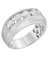 Men's Diamond Channel-Set Ring (2 ct. t.w.) 10k Gold