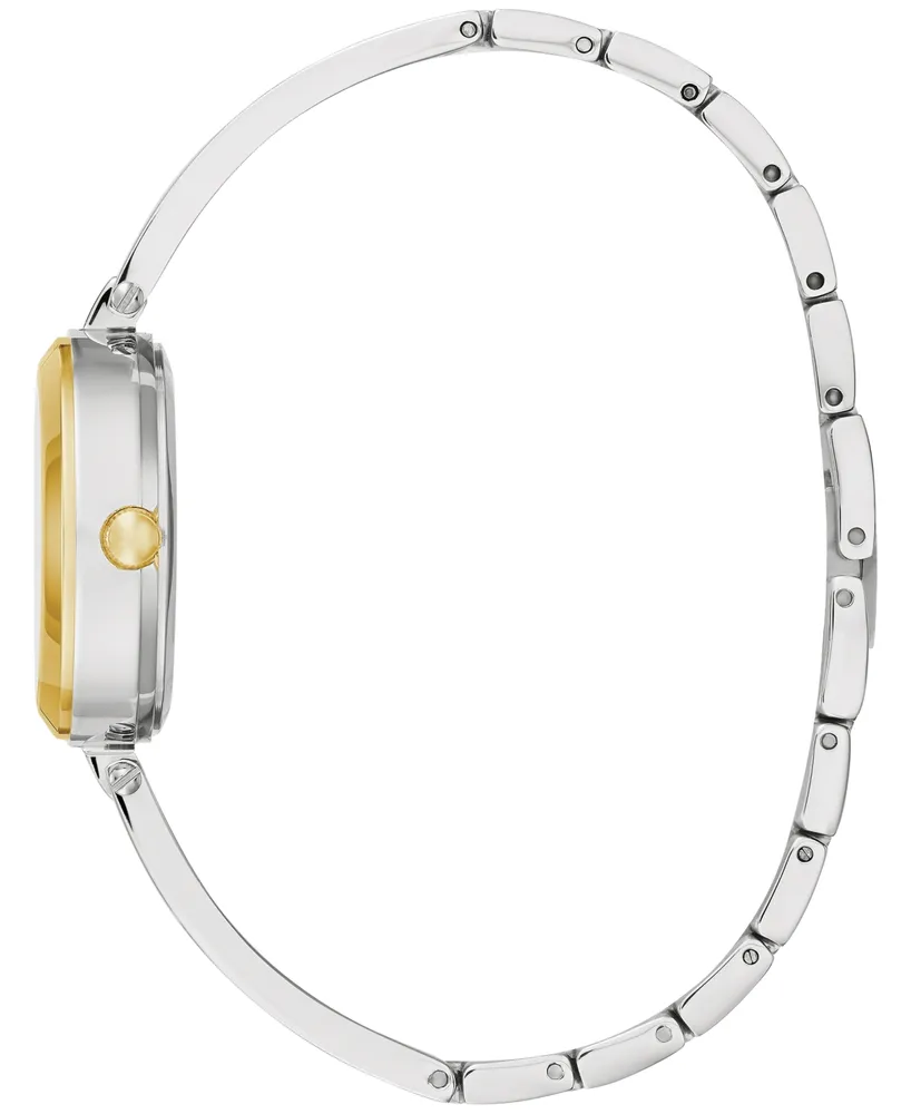 Caravelle Women's Stainless Steel & Crystal Bangle Bracelet Watch 26mm