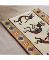 Design Imports Kokopelli Tapestry Table Runner 13" x 72"