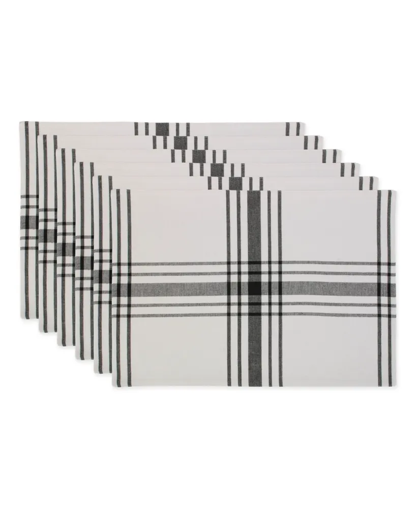 Design Imports Set of 3 Buffalo Check Kitchen Towels 