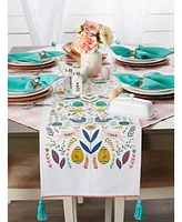 Design Imports Easter Garden Embellished Table Runner, 14" x 108"