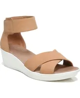 Naturalizer Riviera Ankle Strap Wedge Sandals