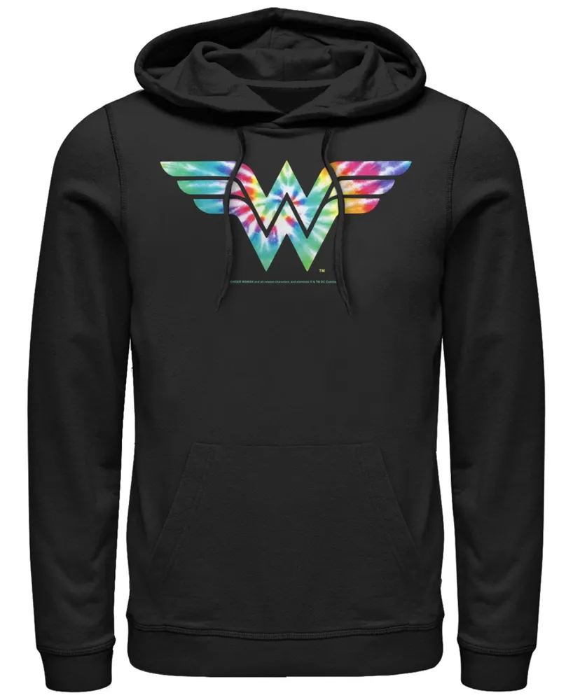 Men's Wonder Woman Tye Dye Fleece Hoodie