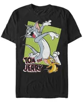 Men's Tom Jerry Dot Pose Short Sleeve T-shirt