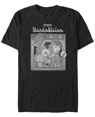 Men's WandaVision Vintage-Inspired Tv Short Sleeve T-shirt