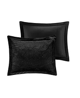 Intelligent Design Felicia Velvet 4-Piece Duvet Cover Set, Full/Queen