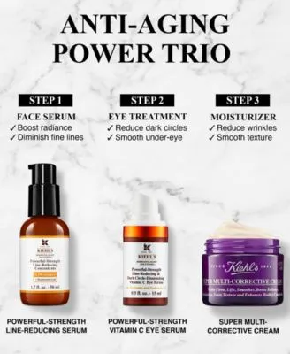 Kiehls Since 1851 Anti Aging Power Trio Collection