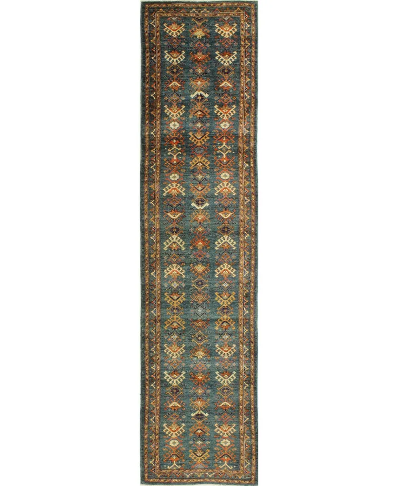 Bb Rugs One of a Kind Pak Tribal 2'11" x 12'7" Runner Area Rug