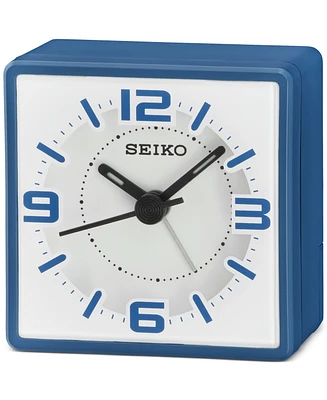 Seiko Blue & White Alarm Clock