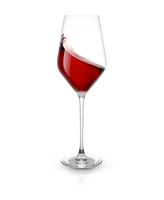 JoyJolt Layla Red Wine Glasses Set of 4