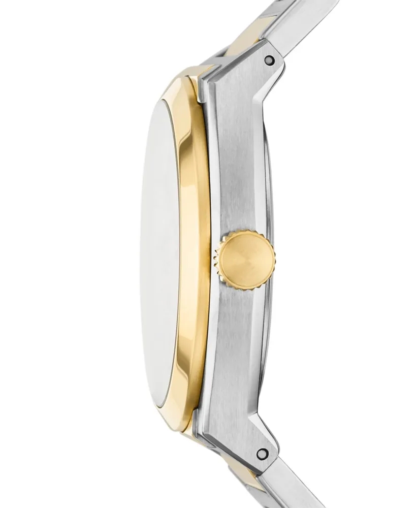 Fossil Men's Everett Two-Tone Stainless Steel Bracelet Watch 42mm