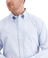Club Room Men's Regular Fit University Stripe Dress Shirt, Created for Macy's
