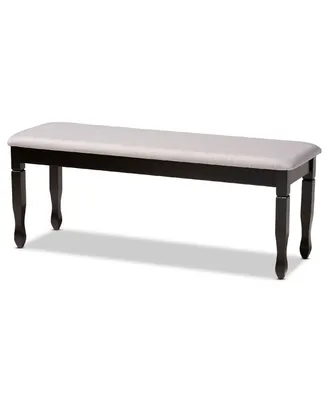 Corey Modern and Contemporary Fabric Upholstered Dining Bench