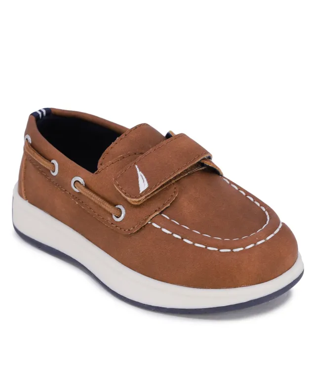 Nautica Toddler Boys Slip-On Cushioned Teton Boat Shoes | MainPlace Mall