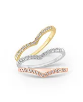 Diamond "V" Stackable Ring (1/10 ct. t.w.)