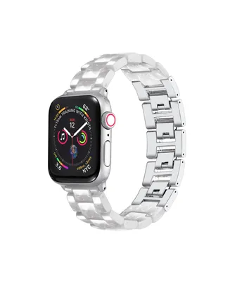 Men's and Women's Resin Band for Apple Watch with Removable Clasp 38mm