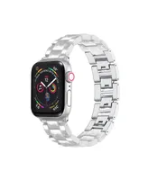 Men's and Women's Resin Band for Apple Watch with Removable Clasp 38mm