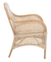 Charlie Rattan Accent Chair with Cushion