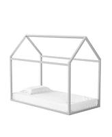 Little Seeds Rowan Valley Skyler Kids Metal House Bed, Twin
